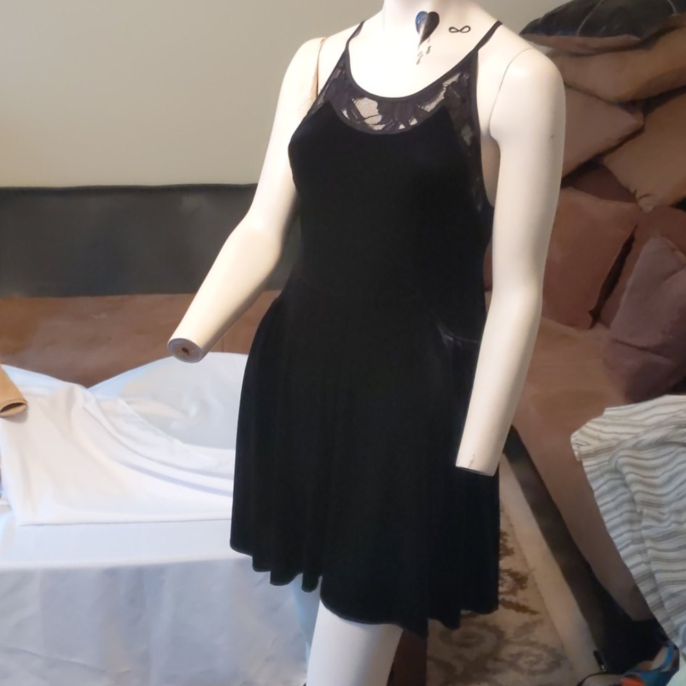 Sexy Free people midi velvet dress